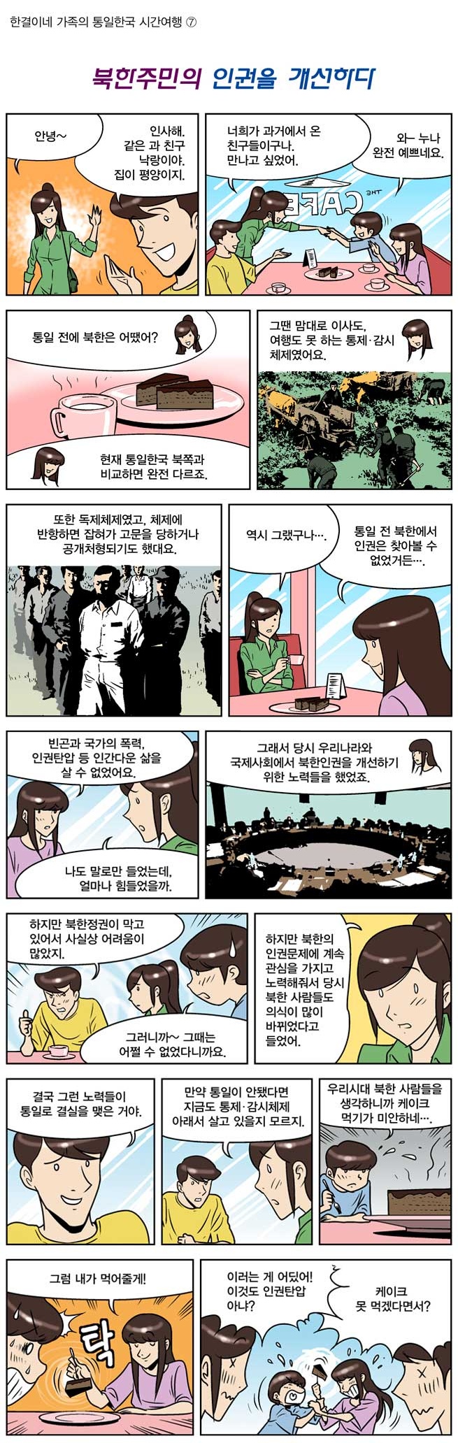 통일한국시간여행-북한주민의 인권을 개선하다