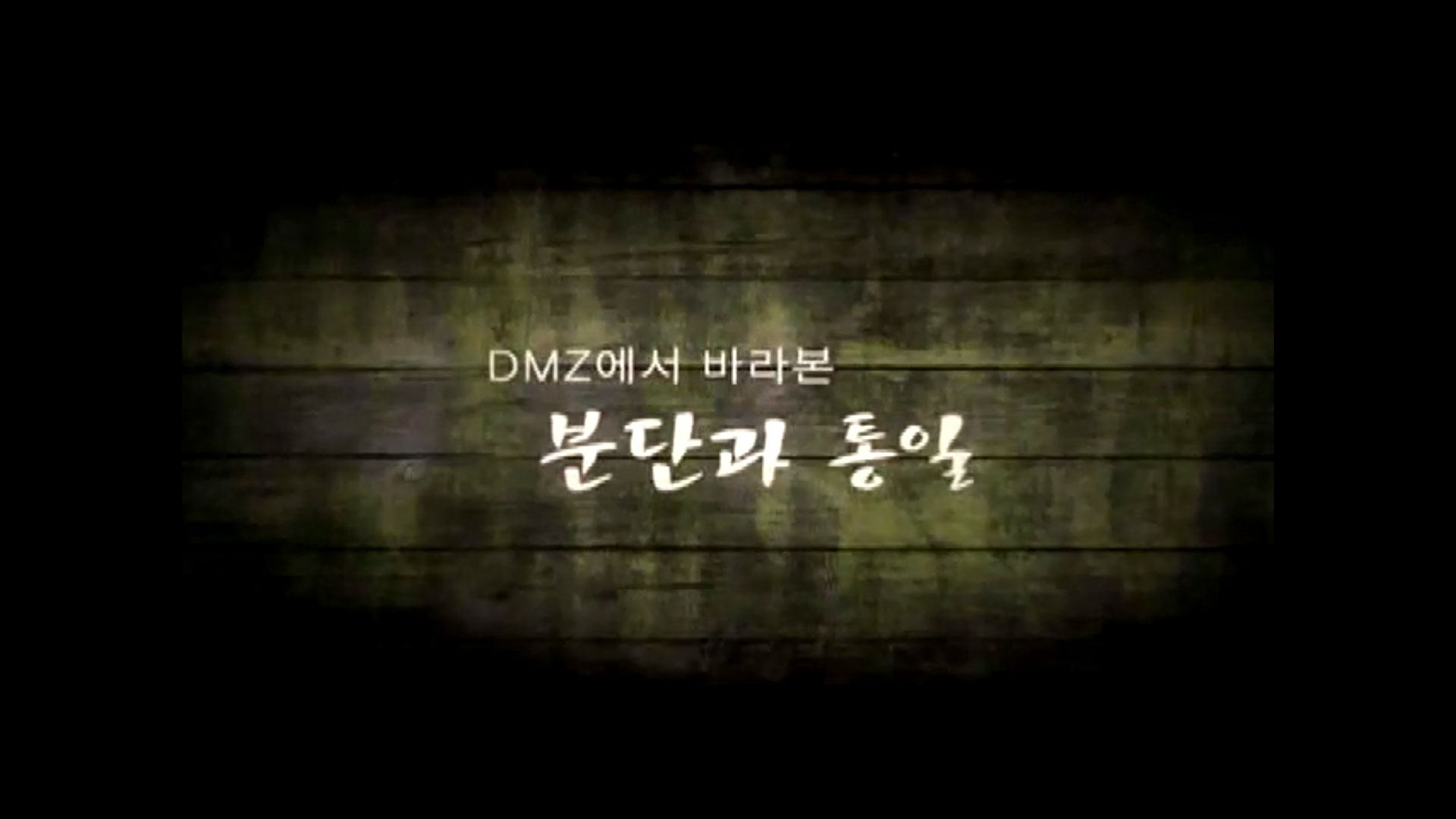 [동영상] DMZ에서 바라본 분단과 통일
